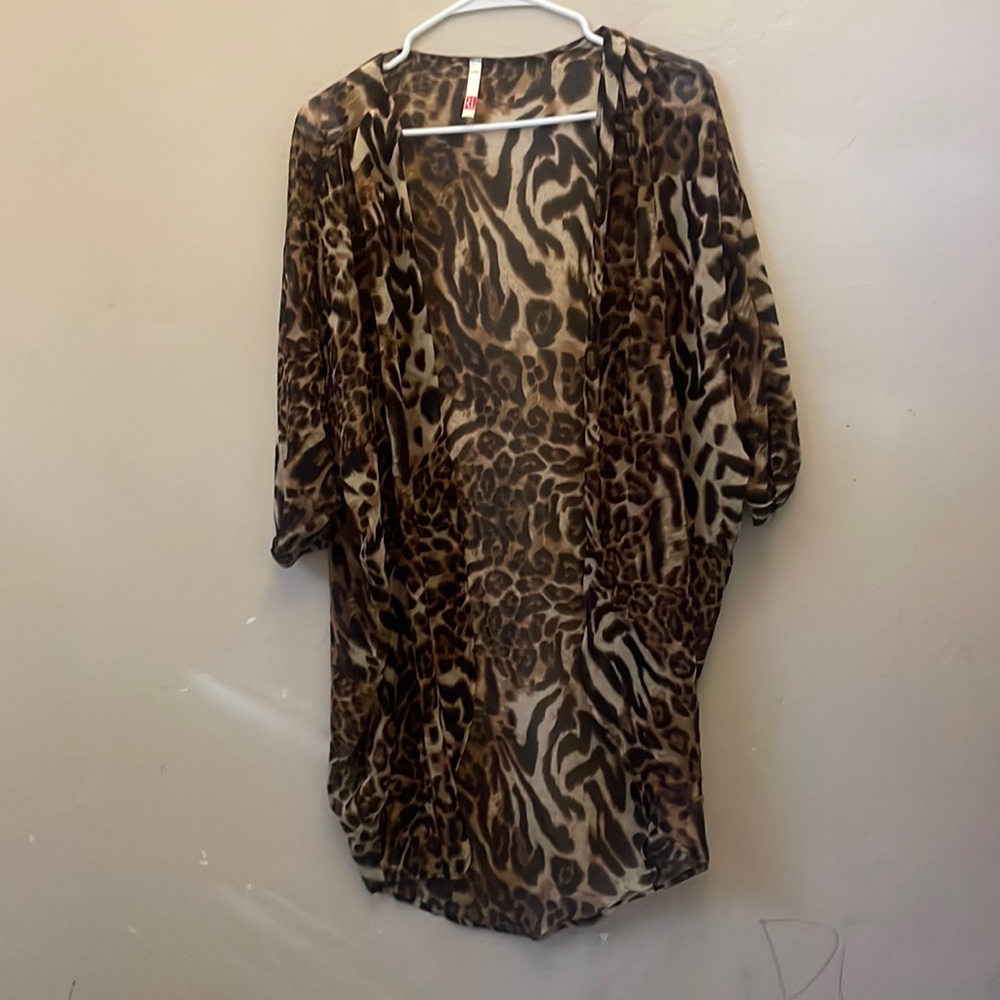 Animal Print Sheer Open Faced Komodo large